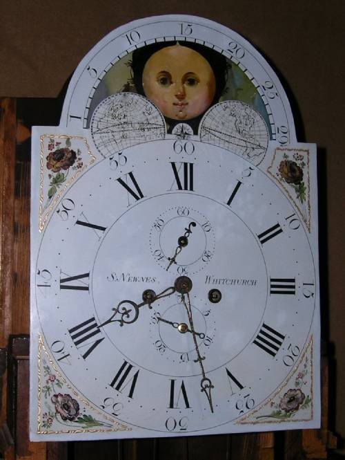 fig 2. Georgian moon Dial Longcase Clock